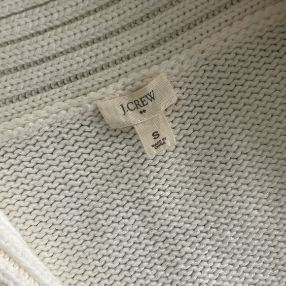 J.Crew Cream Chunky Button Down Cardigan in size Small - Picture 2 of 3
